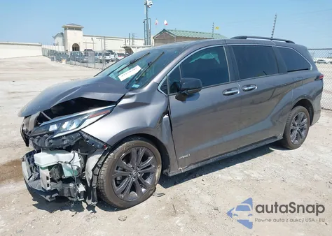 2021 Toyota Sienna Xse из США, поврежденный, VIN 5TDDRKEC2MS021750